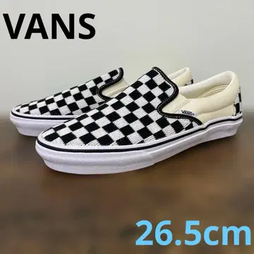 반스 슬립온 V98CF CHKNT 26.5cm 체크 니트