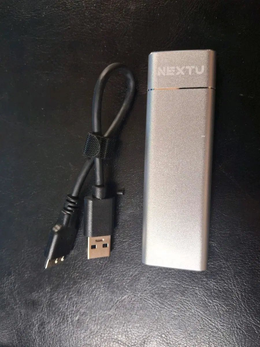 넥스투 외장하드 실버 + USB C타입 케이블