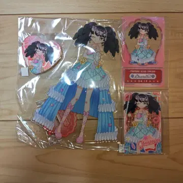 프리파라 최애 챌린지 가아루루 아크릴 스탠드 캔뱃지 아크릴 카드
