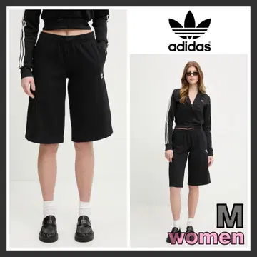 아디다스 오리지널 여성용 하프 팬츠 블랙 M 사이즈