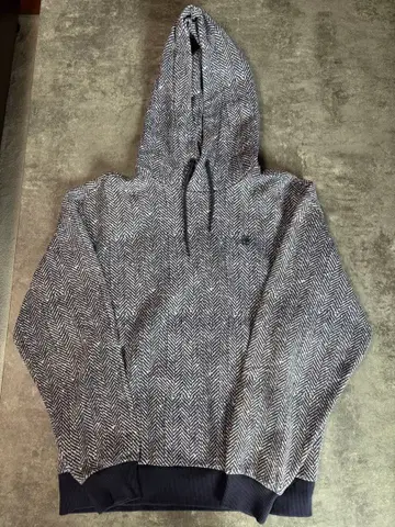 G-STAR RAW 헤링본 무늬 후드티 네이비 S 사이즈