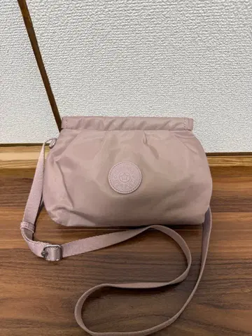 Kipling 미니 숄더백 핑크 베이지