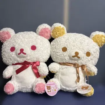 리락쿠마 로즈 보아 봉제 인형
