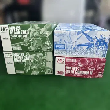 건담 프라모델 HG RG 4세트 묶음 판매