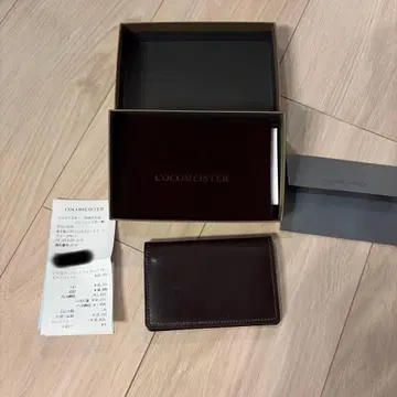 정가 48000엔 코코마이스터 명함지갑 쉘 코도반 바란테 보르도