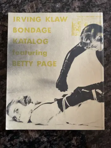 IRVING KLAW 본디지 카탈로그 BETTY PAGE