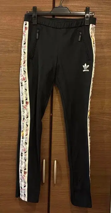 adidas TOP SHOP 저지 팬츠 블랙 XS