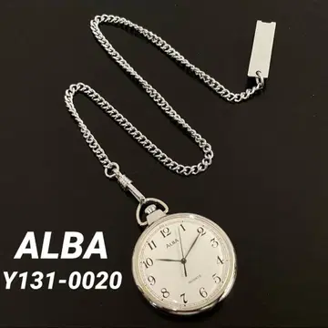 SEIKO ALBA 쿼츠 회중시계 Y131-0020
