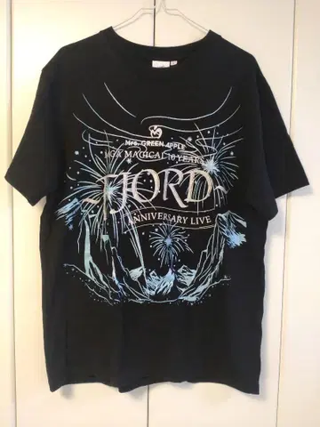Mrs. GREEN APPLE FJORD 글리터 티셔츠 L