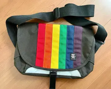 CRUMPLER 크럼플러 메신저 백 레인보우 컬러