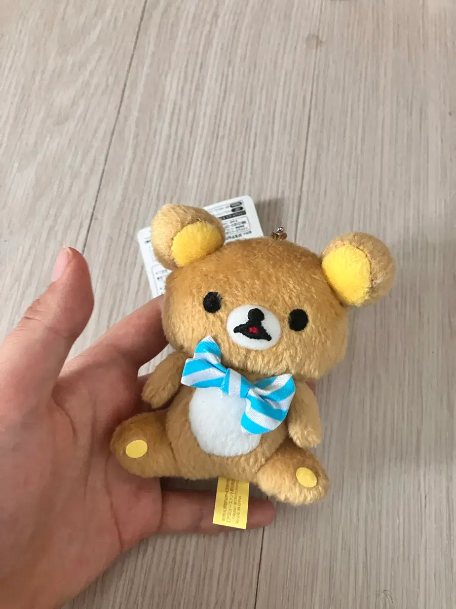 리락쿠마 스트라이프 리본 인형