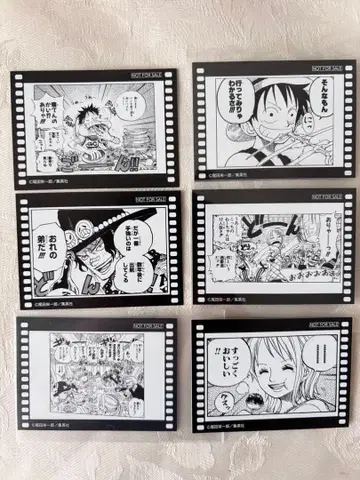 ONEPIECE 무기와라 스토어 메모리얼 필름 카드 특전 6장