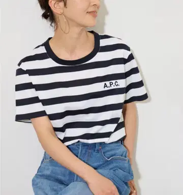 A.P.C. RELUME T-SHIRT BORDER S