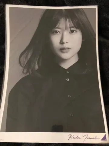 이와모토 렌카 개별 A3 정전기 흡착 포스터 2장 세트 / 흑백 포트레이트