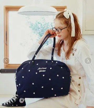 미사용 새상품 ALLISON BROWN / Holiday Canvas Bag