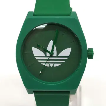 새상품 adidas 쿼츠 손목시계 그린 보증 포함!