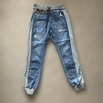 Desigual 데님 조거 팬츠 미키마우스