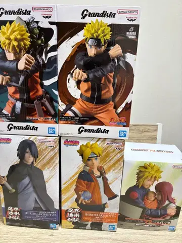 NARUTO BORUTO 피규어 5종 세트 Grandista 인계 조형 열전