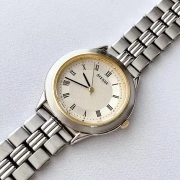 SEIKO AVENUE 남성용 쿼츠 손목시계 작동품