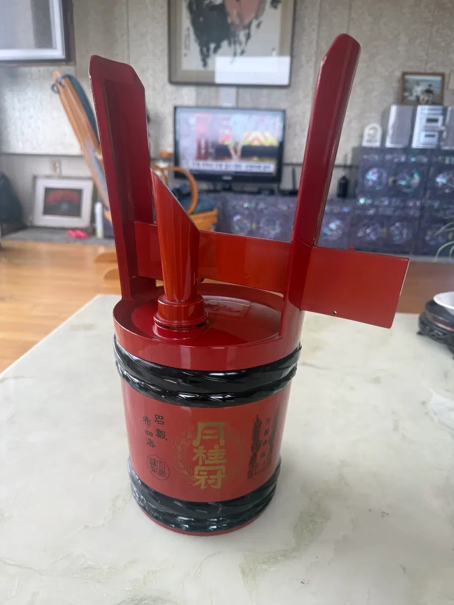 일본 월계관 츠노다루(술통 주전자) 1.8L 공병 (인테리어 소품용)