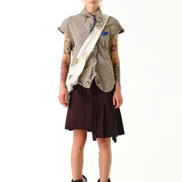 OPEN YY Color Block Wire Shirt - Beige | 셔츠 | 번개장터 중고거래