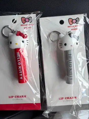 HELLO KITTY x 3COINS 헬로키티 립 참 2개 세트