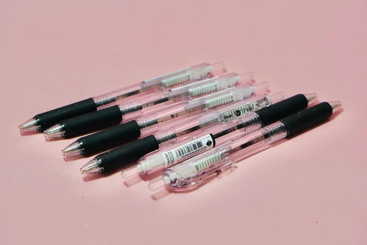 펜텔/유성펜 필 0.5mm/ (BX115T-A), 블랙, 새제품 6개