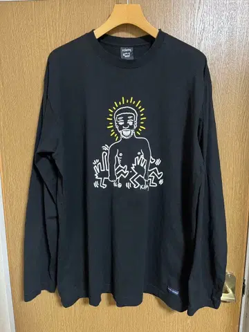 UNIQLO 키스 해링 긴팔T BLACK 사이즈 XL 래리 레반