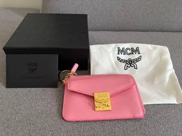 MCM 카드 케이스 핑크
