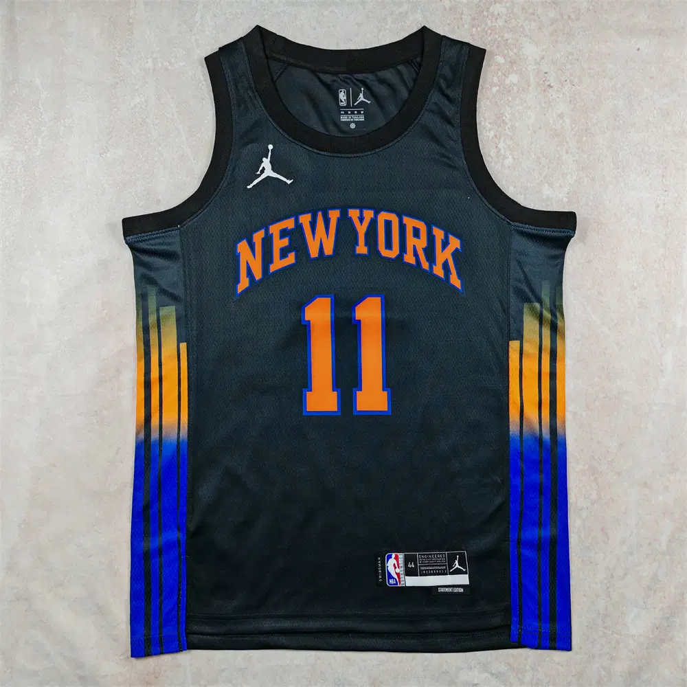 NBA 나이키 농구복 2026년형 닉스 브렌슨 11호 블랙 프리젠테이션