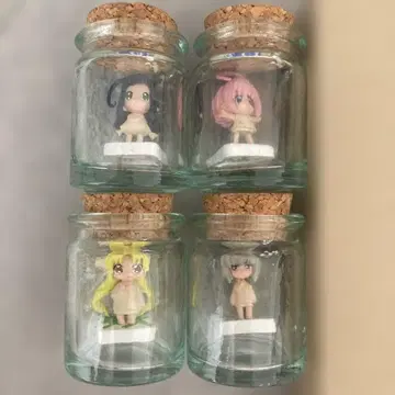 요츠바랑! 미니 피규어 병입 4개 세트