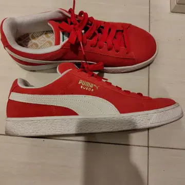PUMA SUEDE 스니커즈 레드 27cm