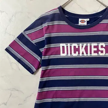 Dickies 보더 로고 프린트 빅 실루엣 반팔 T셔츠 M