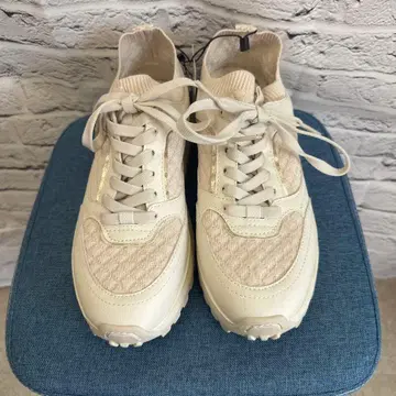 ZARA 여성용 스니커즈 아이보리 36 23.5cm (A-7)
