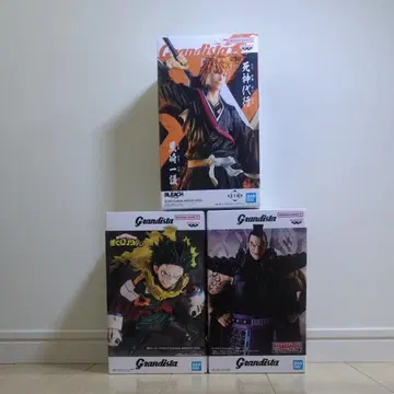 피규어 3점 BLEACH 쿠로사키 이치고 나의 히어로 아카데미아 미도리야 이즈쿠 킹덤 왕기