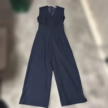 M LACE LADIES 네이비 V넥 올인원