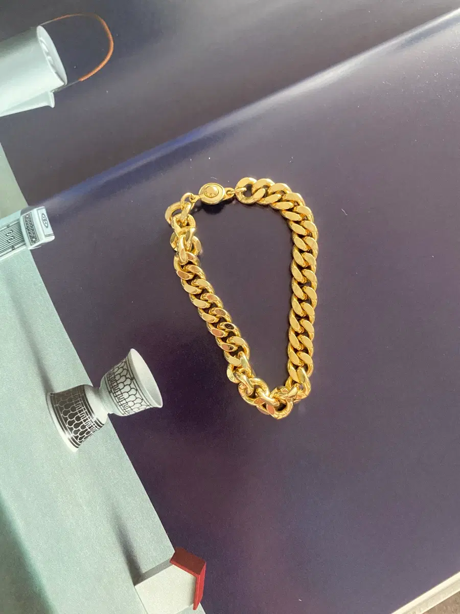 빈티지 골드 체인 팔찌