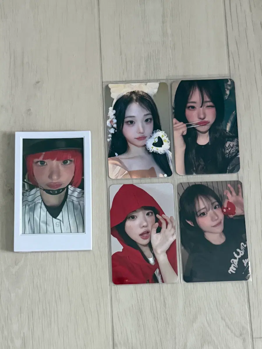 QWER 히나 미공포 5종
