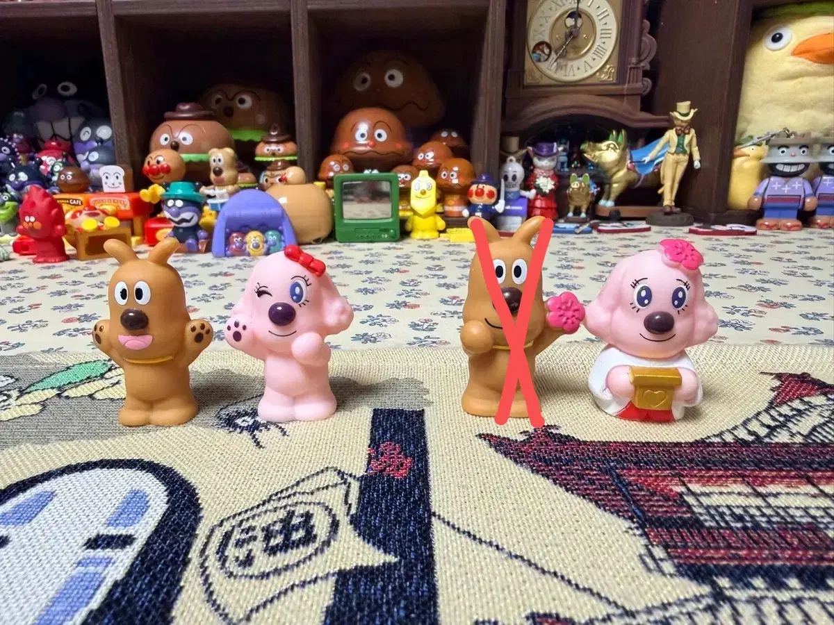 호빵맨 치즈 레어치즈 손가락 피규어