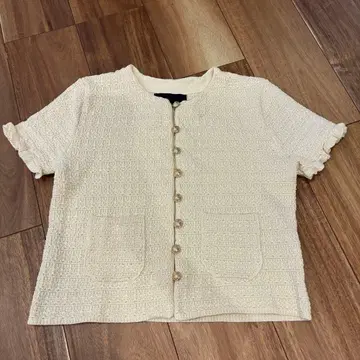 ZARA 반팔 가디건 M 사이즈