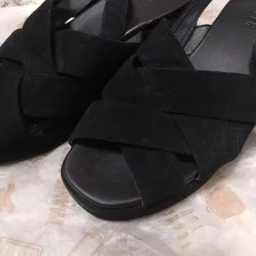 CAMPER 캠퍼 크로스 스트랩 샌들 블랙