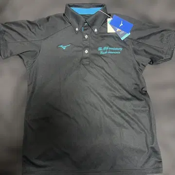 택 포함 새상품 MIZUNO 피케 셔츠 블랙