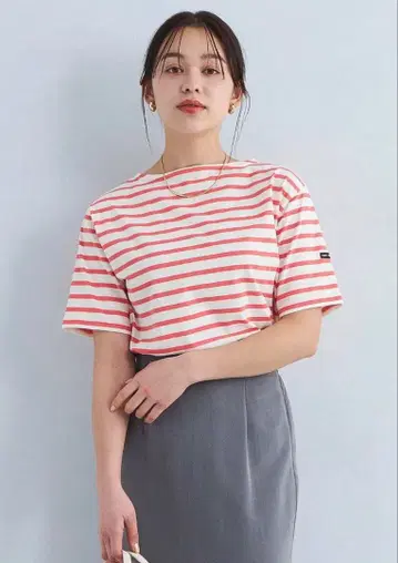 [ SAINT JAMES ] PIRIAC 피리아크 보더 T셔츠