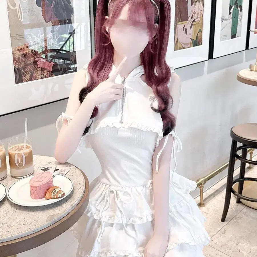HONEY MEW 허니뮤 스웻 앙상블 원피스