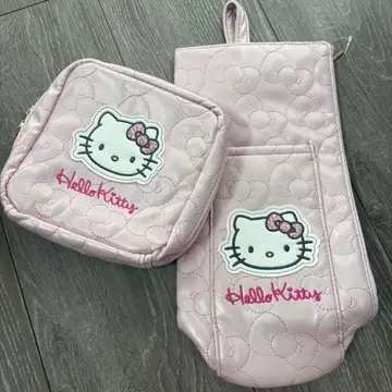 키티 헬로키티 화장품 파우치 파우치 헤어 고데기 케이스 쓰리코인즈