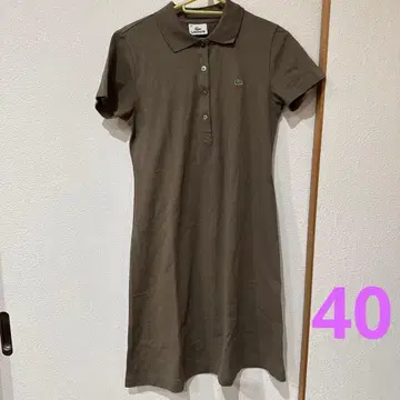 라코스테 피케 셔츠 반팔 원피스 40