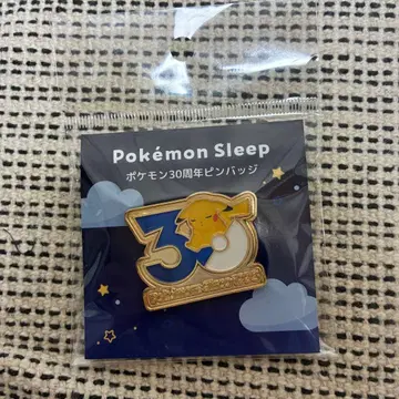 포켓몬 Sleep 샵 포켓몬 3주년 핀 배지 피카츄