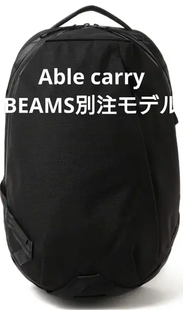 [ 미사용 ] ABLE CARRY Daily Plus 블랙 BEAMS 별주