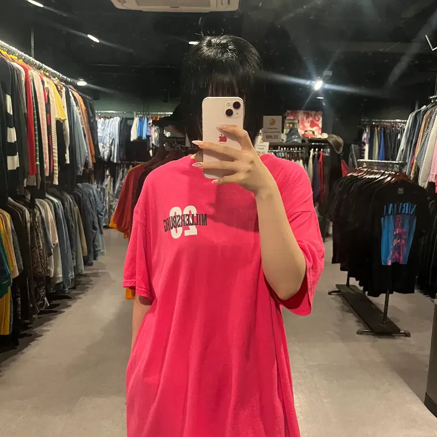 (859) VTG 빈티지 펑크 백 프린팅 반팔 티셔츠