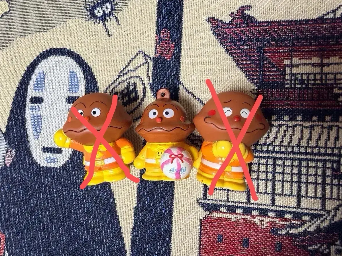 호빵맨 카레빵맨 손가락 피규어